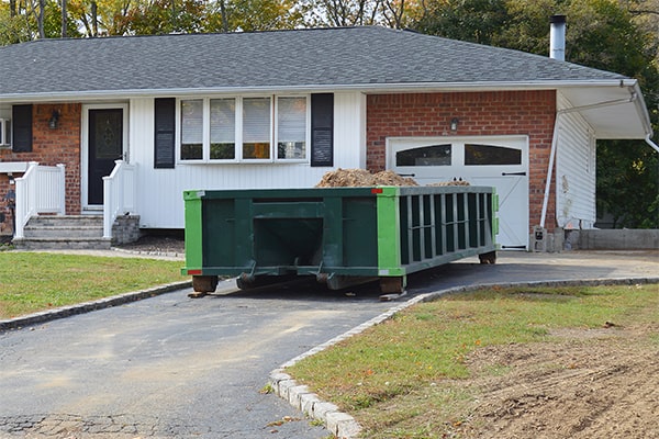 we offer residential dumpsters in sizes ranging from 10 to 40 cubic yards